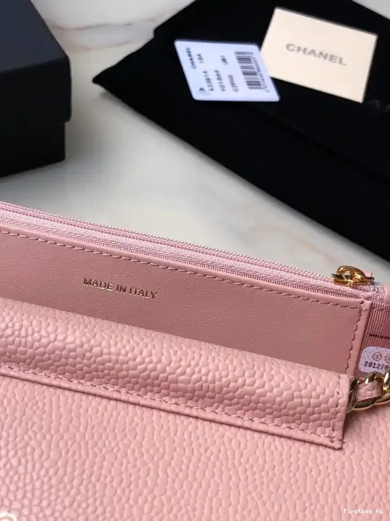 Firstbag Ru CAVIAR CHANEL WITH WALLET CHAIN HARDWARE GOLD 0606
